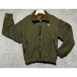 Vintage Browning Bomber Jacket Sz Medium Hunting Fishing Workwear Shooting Coat